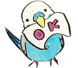 Bird life ruriharu sticker #12932639