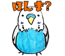 Bird life ruriharu sticker #12932642