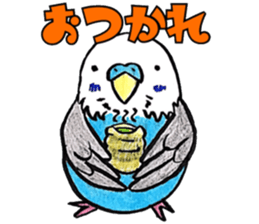 Bird life ruriharu sticker #12932651