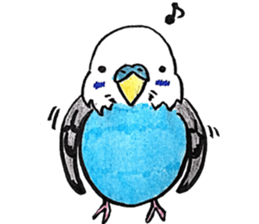 Bird life ruriharu sticker #12932659