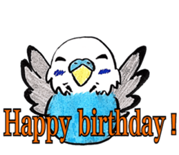 Bird life ruriharu sticker #12932661