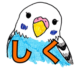 Bird life ruriharu sticker #12932667