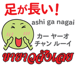 HELLO MAKOTOMARU Thai&Jp Comunication5 sticker #12933300