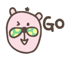 bow-knot & bear sticker #12933573