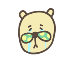 bow-knot & bear sticker #12933576