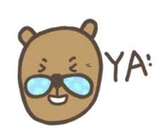 bow-knot & bear sticker #12933582