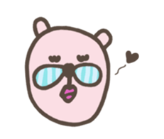 bow-knot & bear sticker #12933585