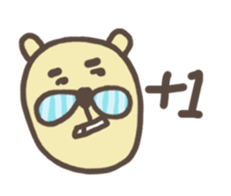 bow-knot & bear sticker #12933587