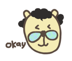 bow-knot & bear sticker #12933595