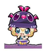 Pink Pink Childhood animated stickers 3 sticker #12933738