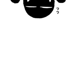 Mysterious black shadow 4 sticker #12933763