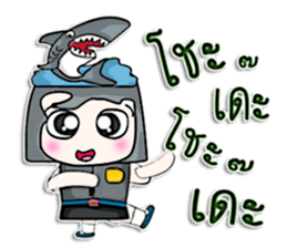 Hello! My name is Kotaro. I love shark! sticker #12934354