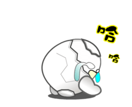 Little Eggshell Soldier ~ Lovely pet Ben sticker #12934976