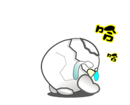 Little Eggshell Soldier ~ Lovely pet Ben sticker #12934976