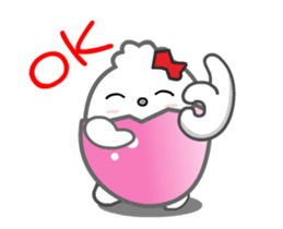 Little Eggshell Soldier ~ Lovely pet Ben sticker #12934985