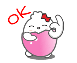 Little Eggshell Soldier ~ Lovely pet Ben sticker #12934985