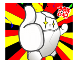 Little Eggshell Soldier ~ Lovely pet Ben sticker #12934988