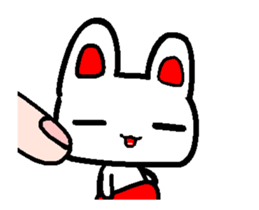 Crazy Rabbit A sticker #12935036