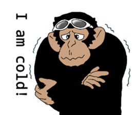 CHIMP ANDY of chimpanzee 3rd ver.English sticker #12935468
