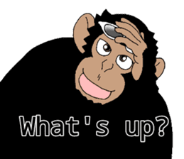 CHIMP ANDY of chimpanzee 3rd ver.English sticker #12935469