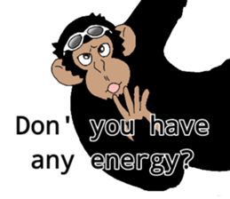 CHIMP ANDY of chimpanzee 3rd ver.English sticker #12935470