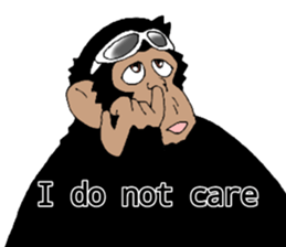 CHIMP ANDY of chimpanzee 3rd ver.English sticker #12935479