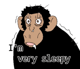 CHIMP ANDY of chimpanzee 3rd ver.English sticker #12935480