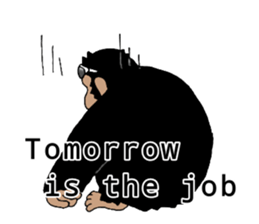 CHIMP ANDY of chimpanzee 3rd ver.English sticker #12935484