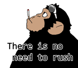 CHIMP ANDY of chimpanzee 3rd ver.English sticker #12935489