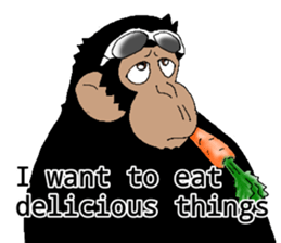 CHIMP ANDY of chimpanzee 3rd ver.English sticker #12935491