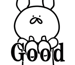 Funny Frivolous Rabbit Dreamy Version sticker #12935825