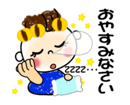 The cute smile sign language which moves sticker #12936197