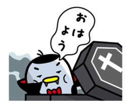 Cat and bear and rabbit of Halloween sticker #12936285