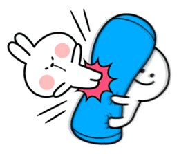 Rabbit & Smile "Comic Duo" sticker #12936572