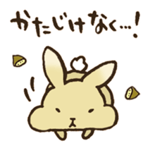 Marron the rabbit. sticker #12936895