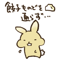 Marron the rabbit. sticker #12936909
