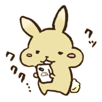 Marron the rabbit. sticker #12936910