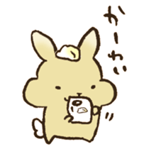 Marron the rabbit. sticker #12936912