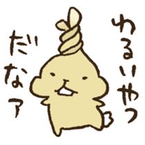 Marron the rabbit. sticker #12936916