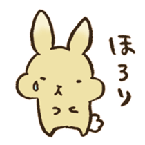 Marron the rabbit. sticker #12936917