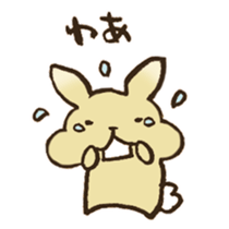 Marron the rabbit. sticker #12936918