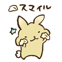 Marron the rabbit. sticker #12936919