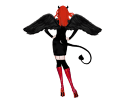REA (Red devil girl) animation no.2 sticker #12937046