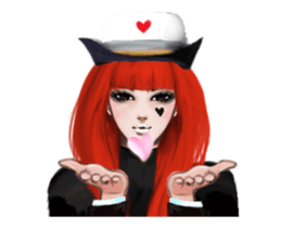 REA (Red devil girl) animation no.2 sticker #12937052