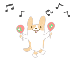 Move ! Sticker of warm fuzzy dog sticker #12937134