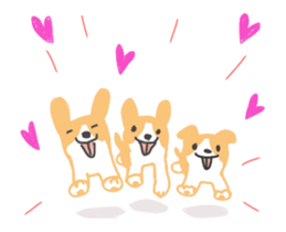 Move ! Sticker of warm fuzzy dog sticker #12937137