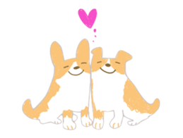 Move ! Sticker of warm fuzzy dog sticker #12937141