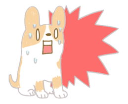 Move ! Sticker of warm fuzzy dog sticker #12937151