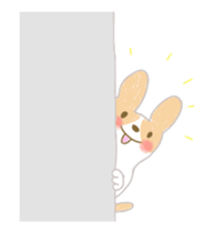 Move ! Sticker of warm fuzzy dog sticker #12937152