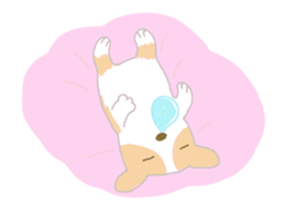 Move ! Sticker of warm fuzzy dog sticker #12937155